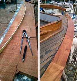 Reconstrucción de cubierta embarcaciones de madera